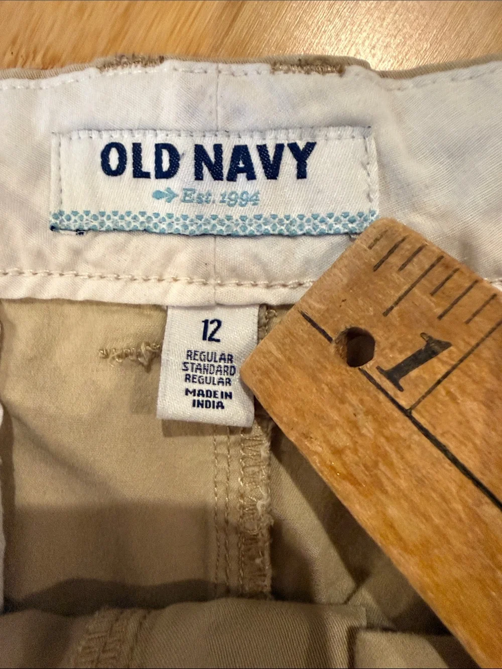 Old Navy Khaki Cotton Bermuda Shorts